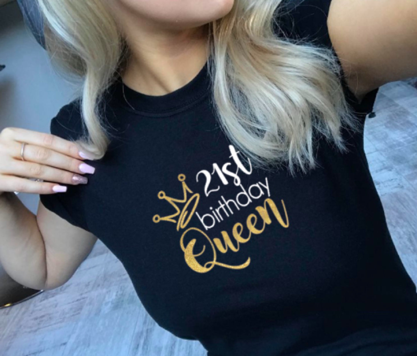 18th 21st 30th 40th 50th Birthday Queen T-shirt