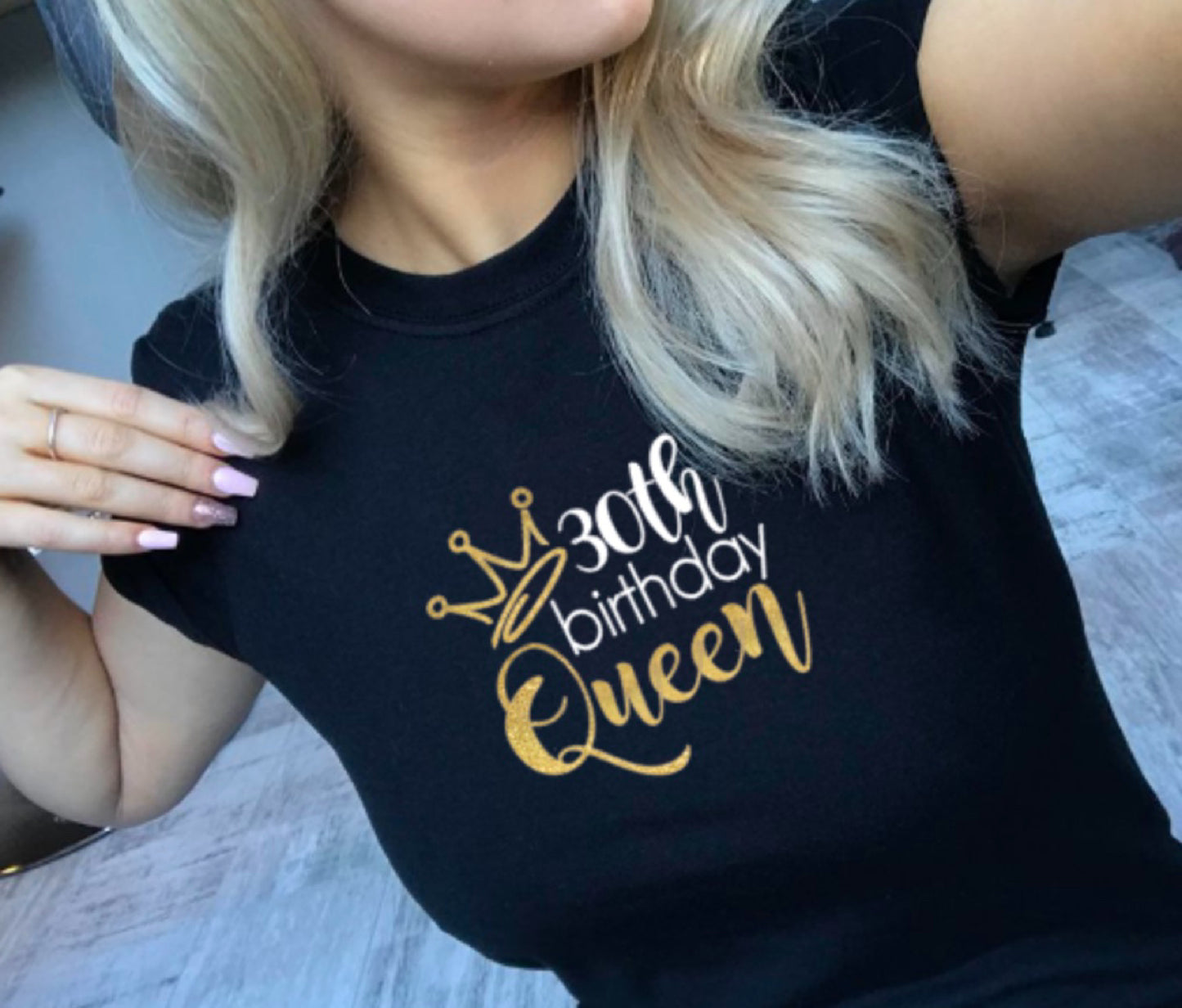 18th 21st 30th 40th 50th Birthday Queen T-shirt