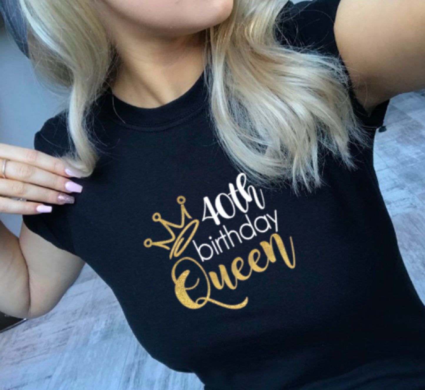 18th 21st 30th 40th 50th Birthday Queen T-shirt