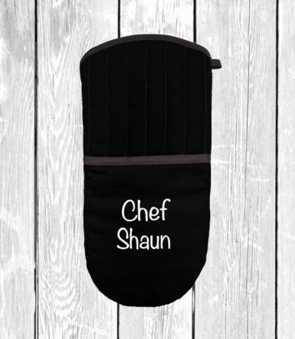 Personalised Oven Mitt