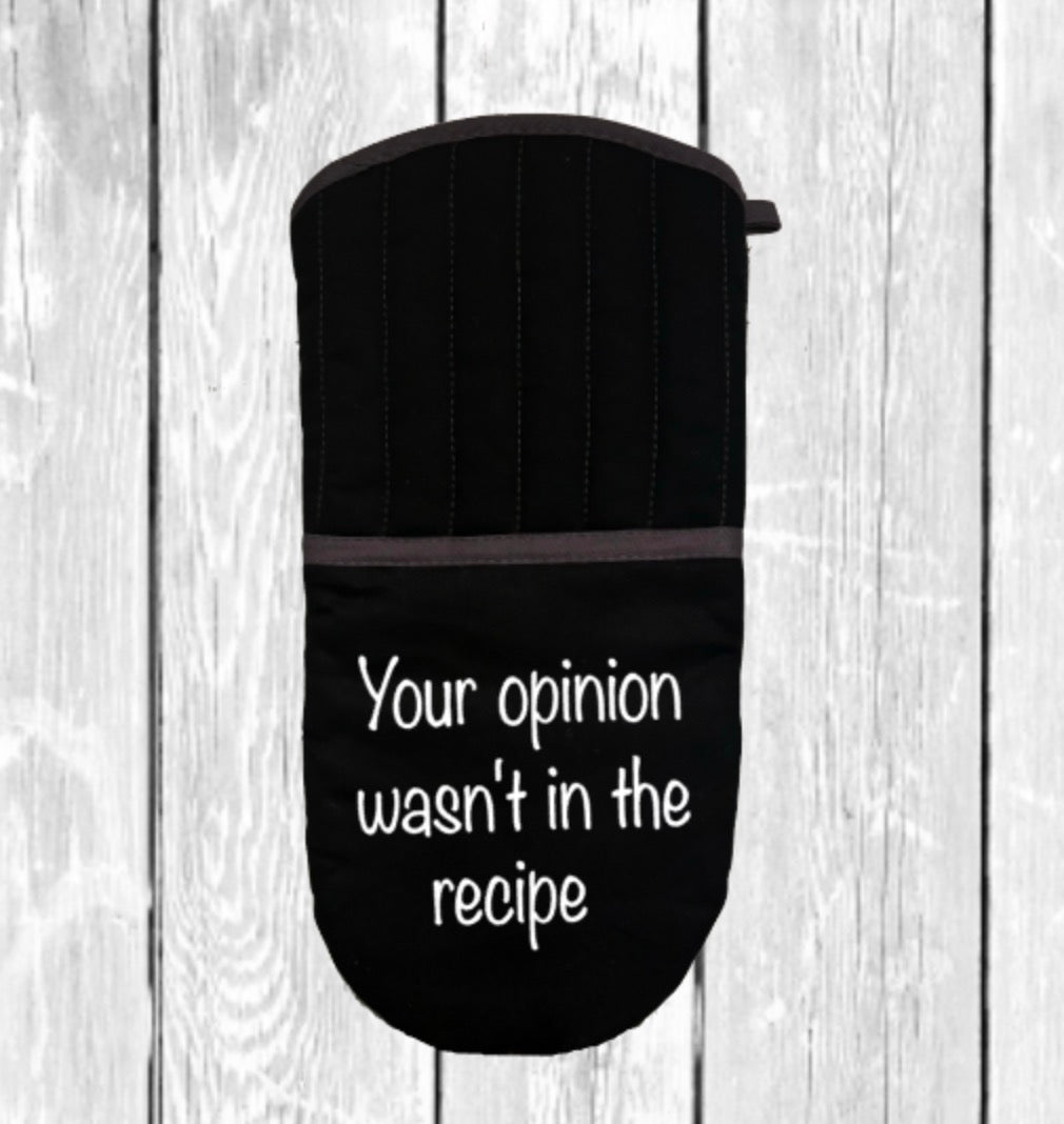Personalised Oven Mitt