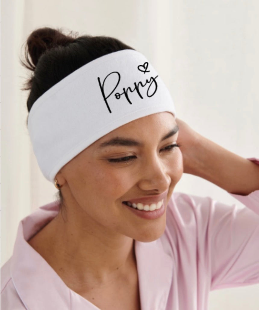 beauty headband, spa headband, makeup headband