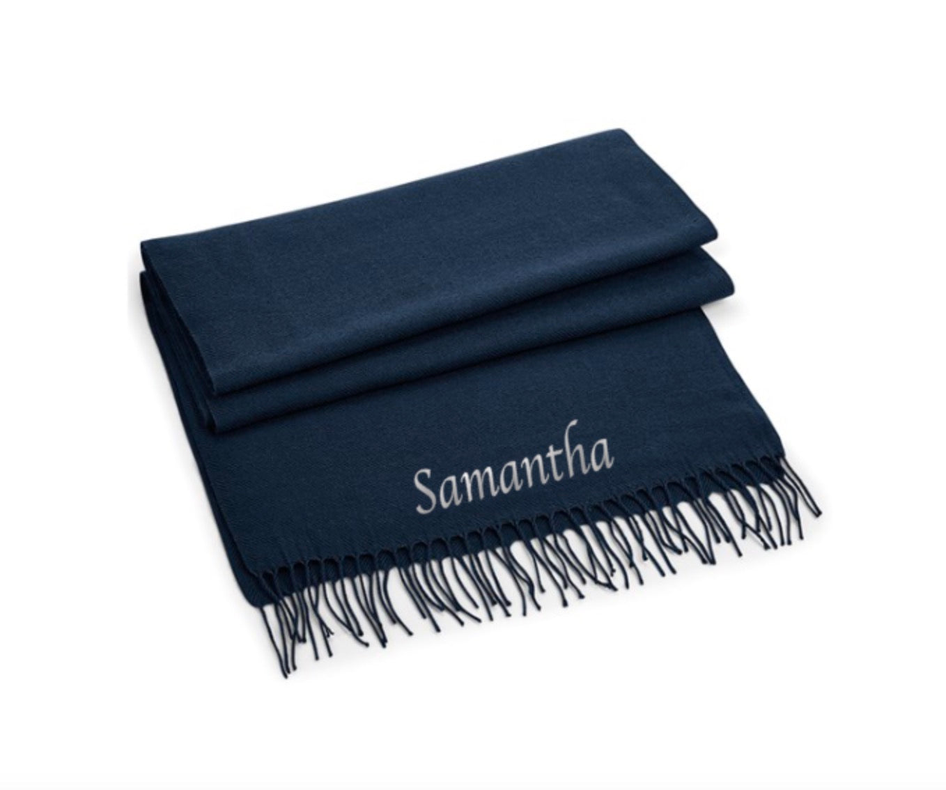 Personalised Embroidered Scarf