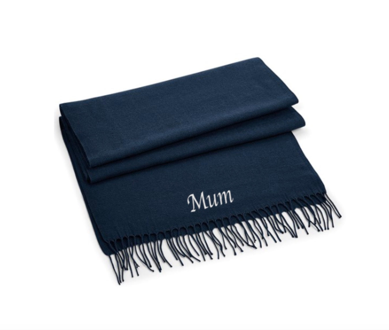 Personalised Embroidered Scarf