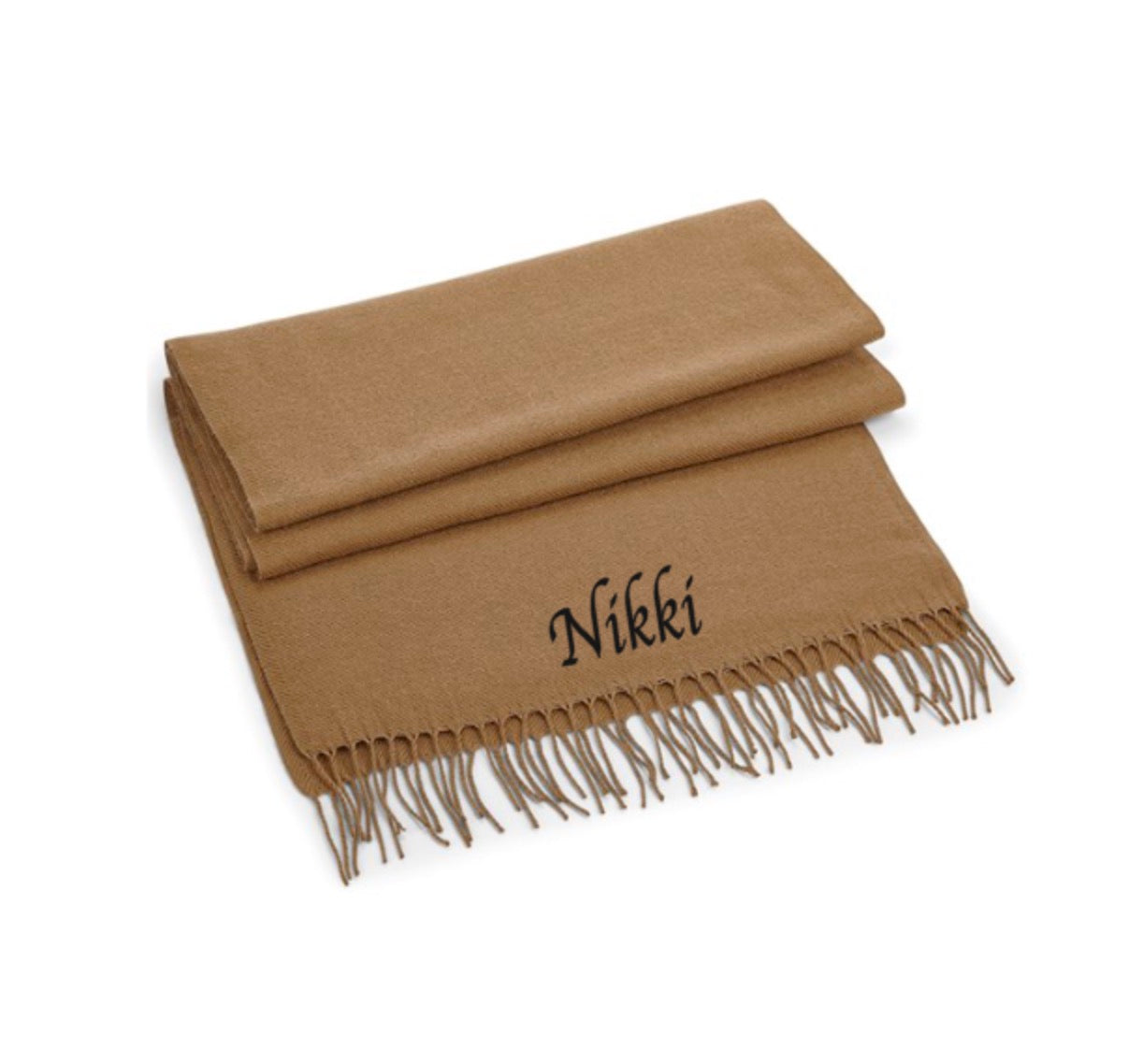Personalised Embroidered Scarf