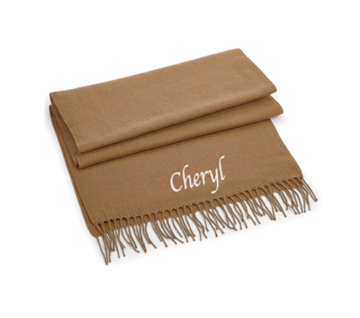 Personalised Embroidered Scarf