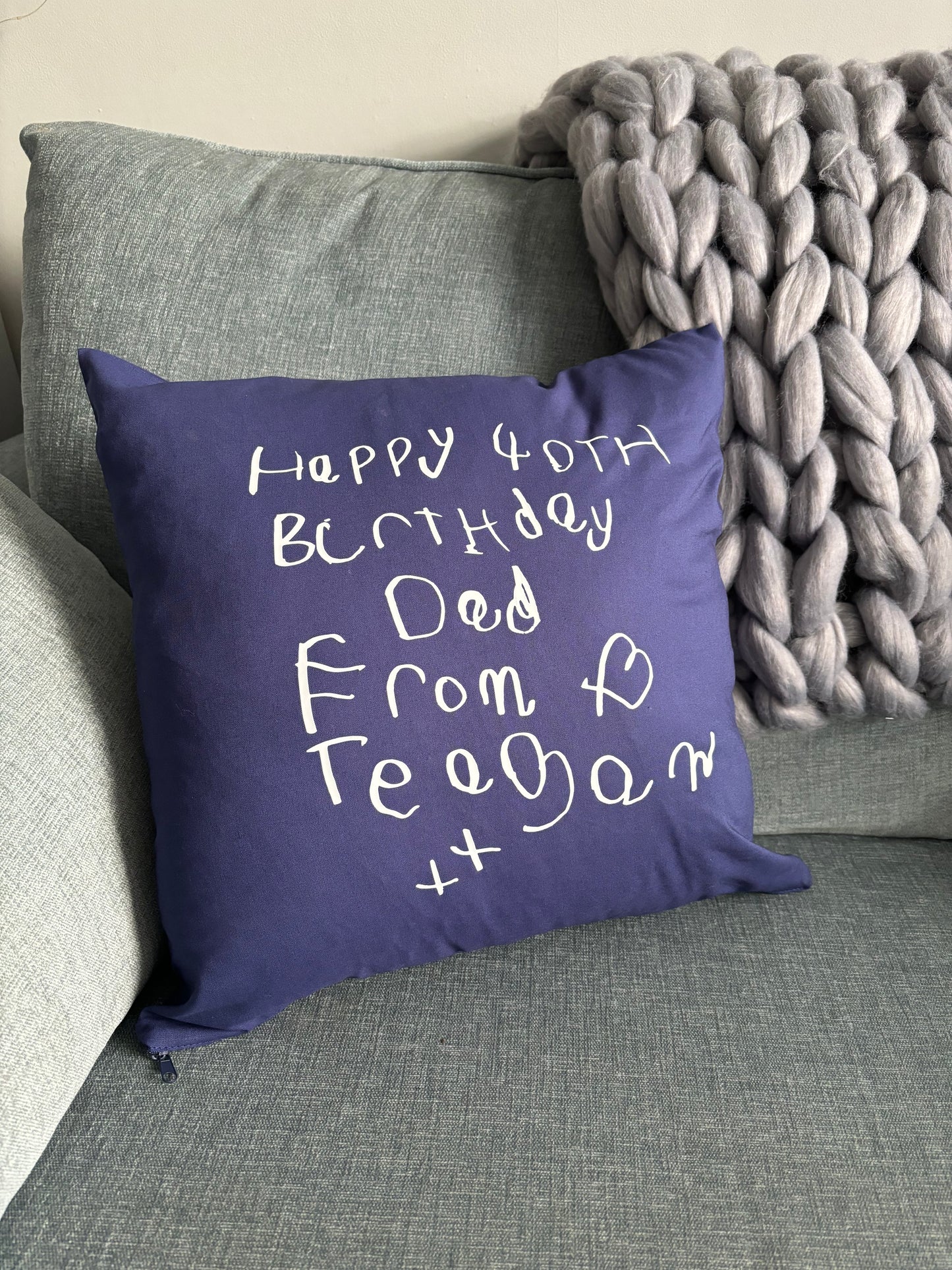 Personalised Handwriting Cushion