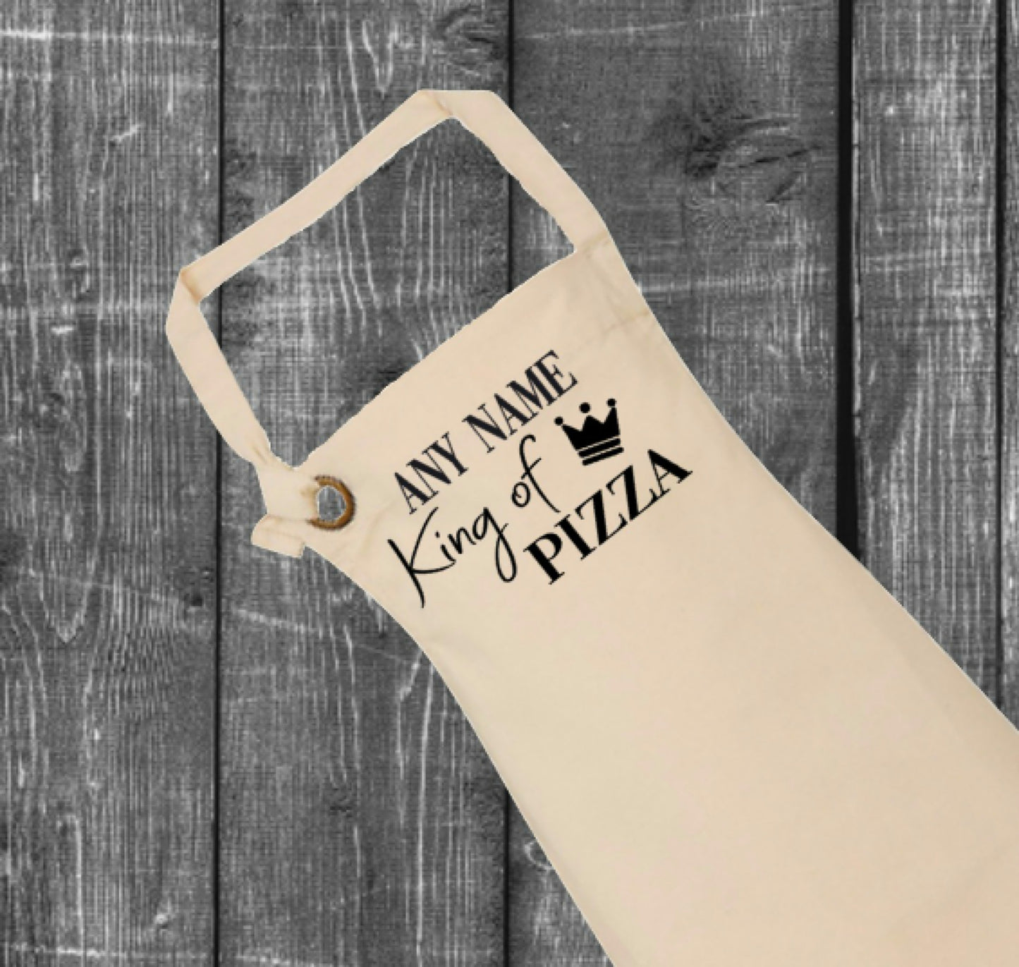 King Of Pizza Personalised Apron