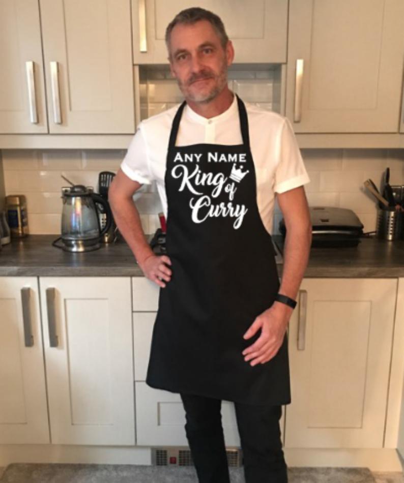 King Of Curry Personalised Apron