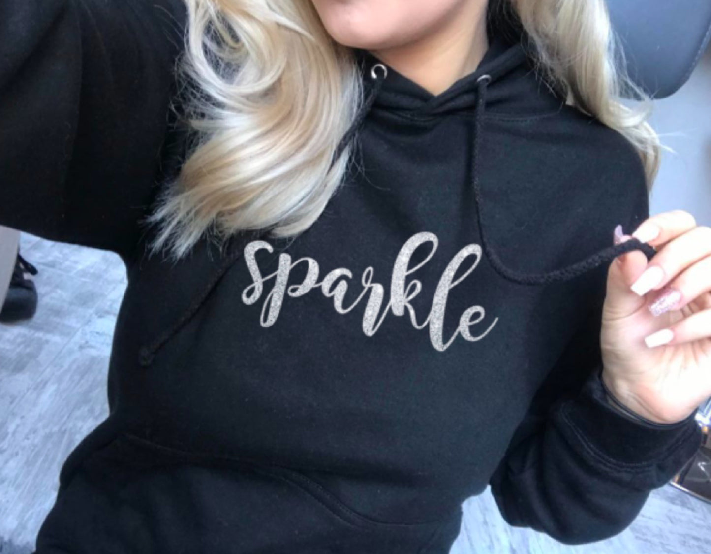 sparkle Christmas hoodie