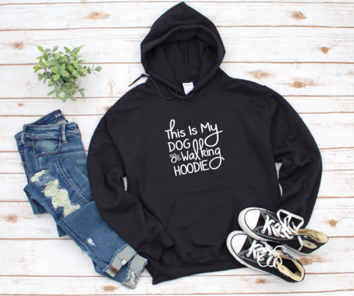 This Is My Dog Walking Hoodie