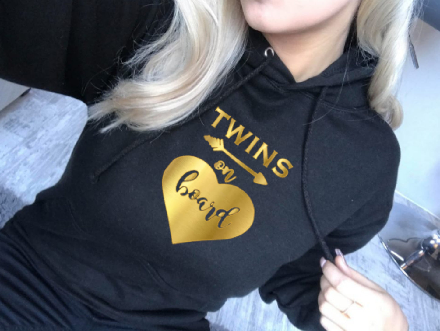 twins on board hoodie