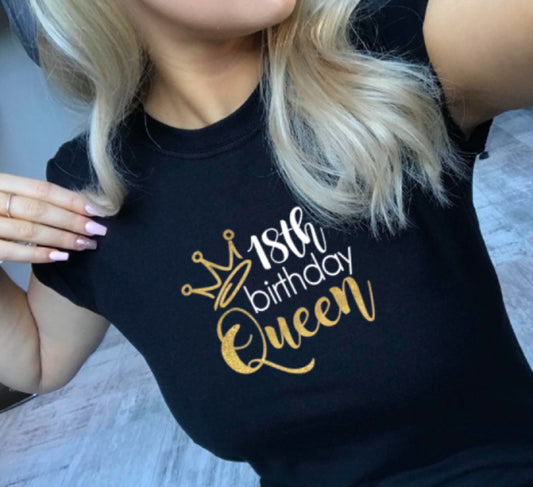 Birthday queen t-shirt