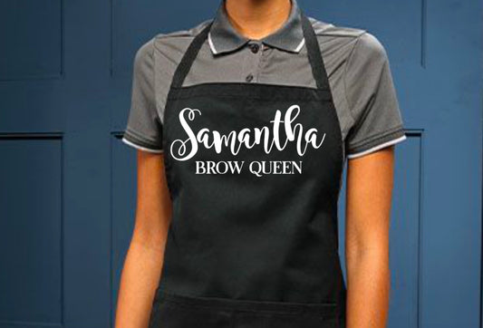 Brow queen apron 