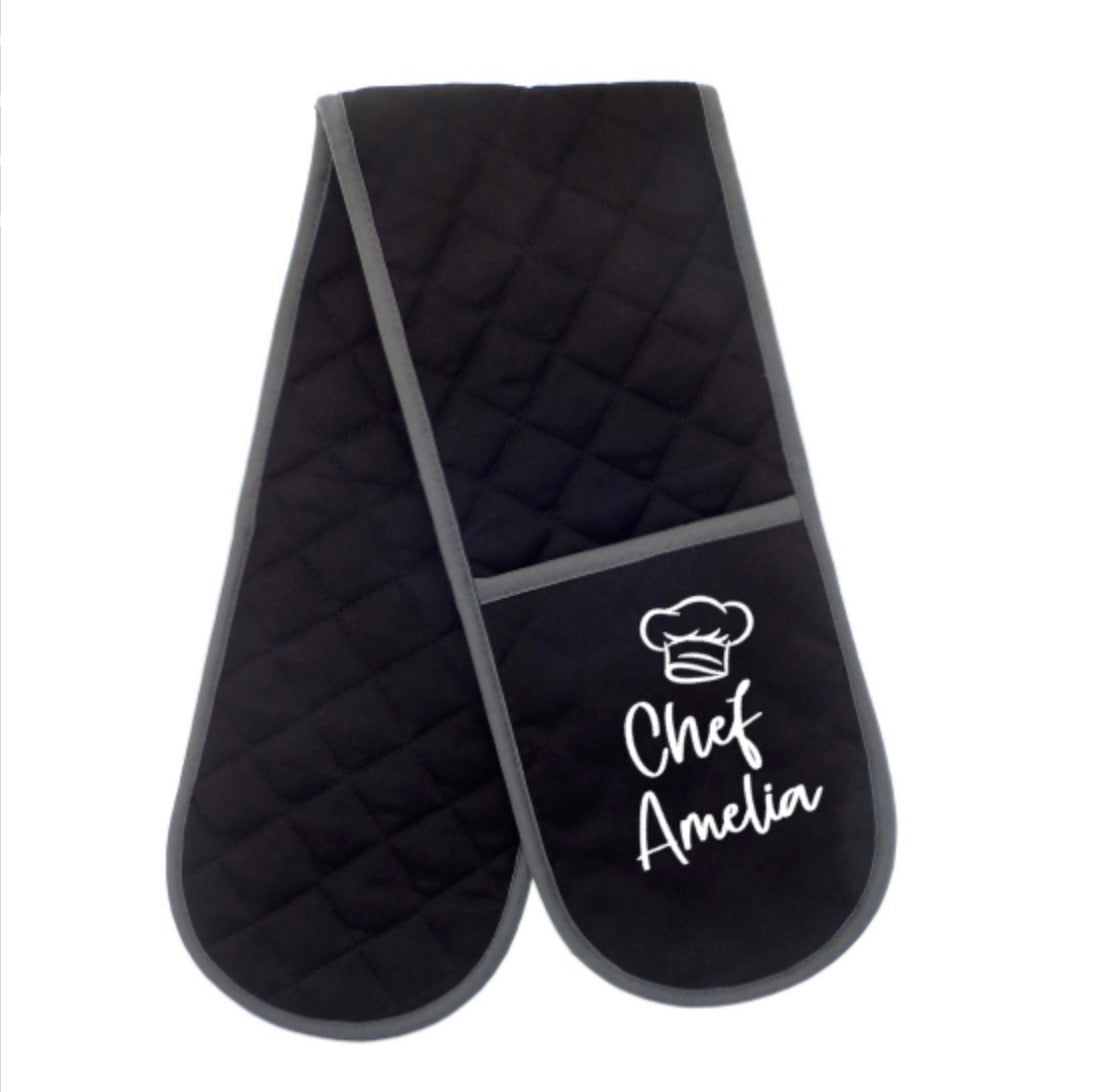 Personalised Chef Oven Gloves