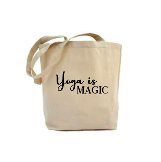 Yoga Is Magic Tote Bag 