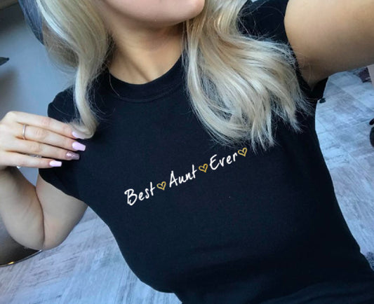 best aunt ever t-shirt