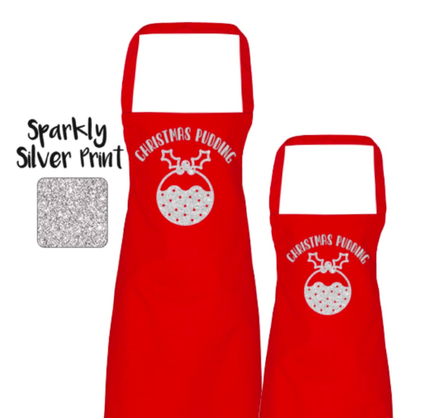 Christmas pudding apron