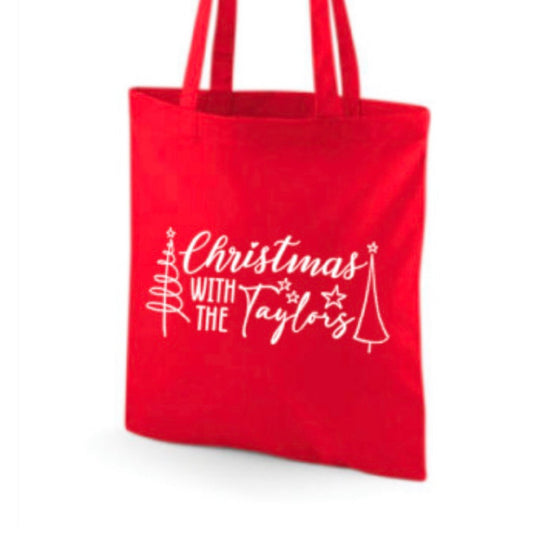 christmas tote bag