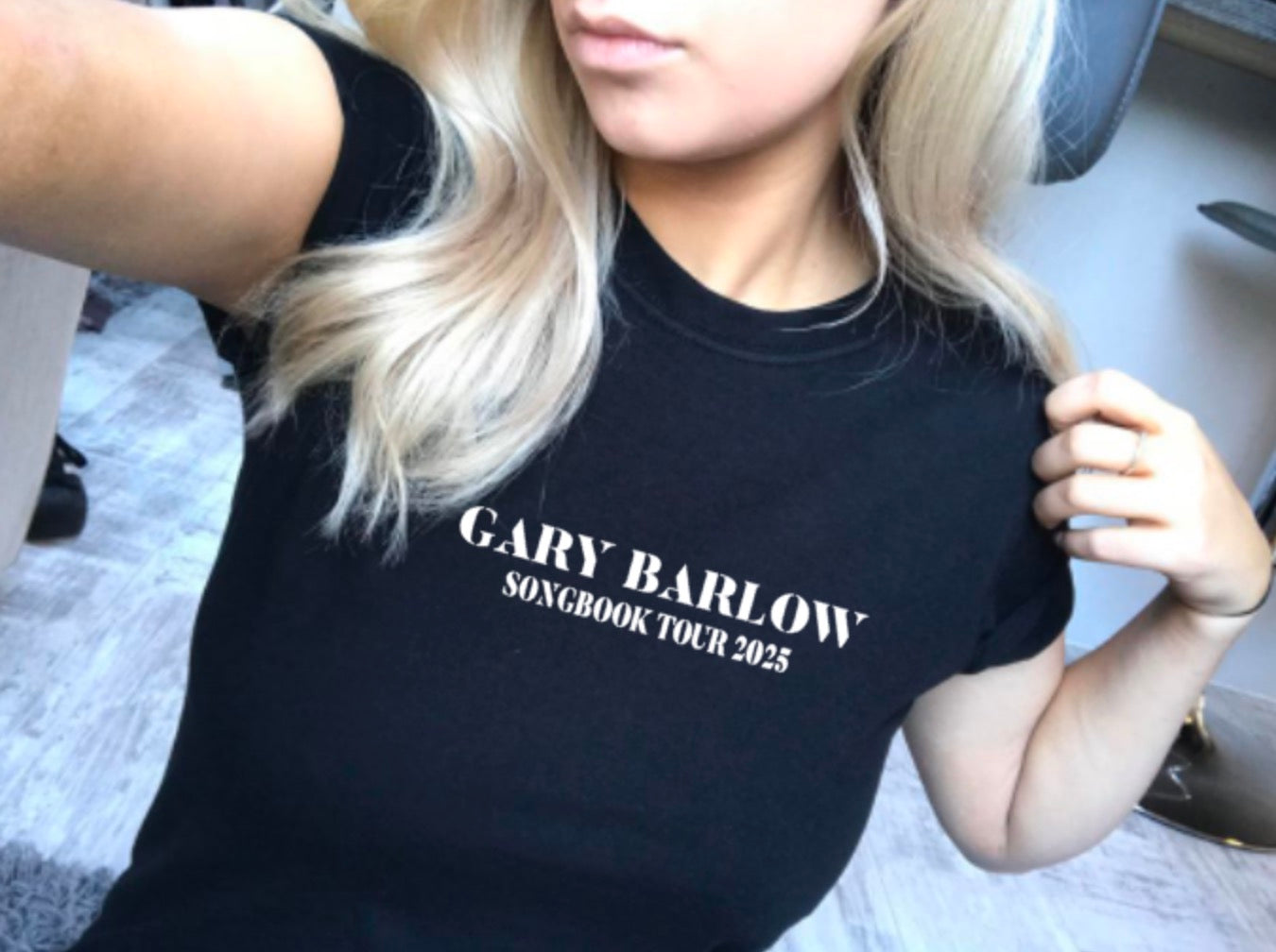 gary Barlow t-shirt
songbook tour merchandise
