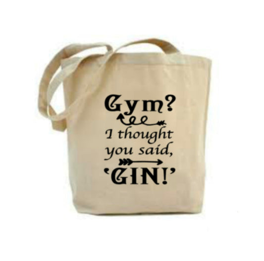 Gym? I Thought You Said Gin