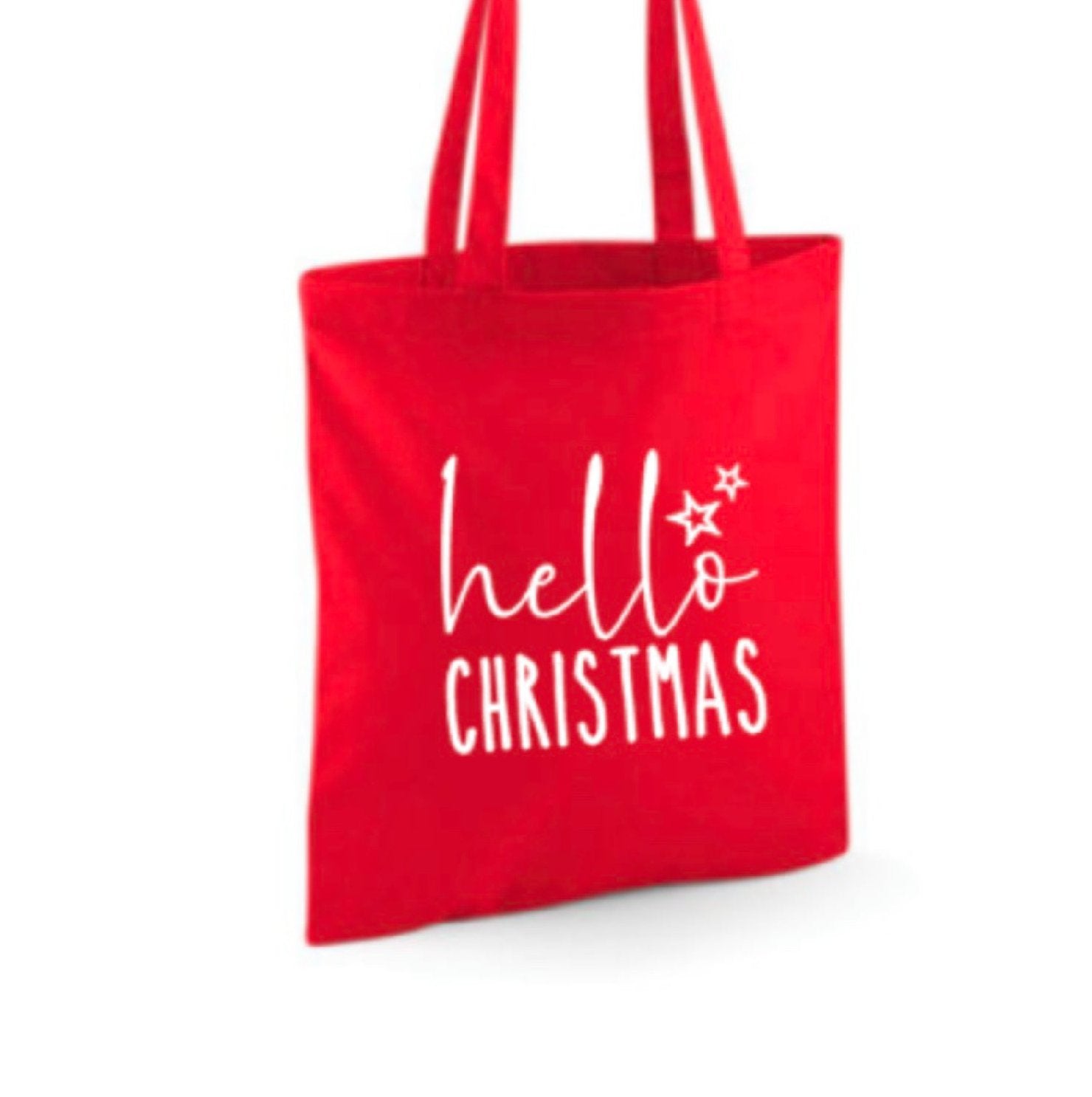 Hello Christmas Tote Bag 