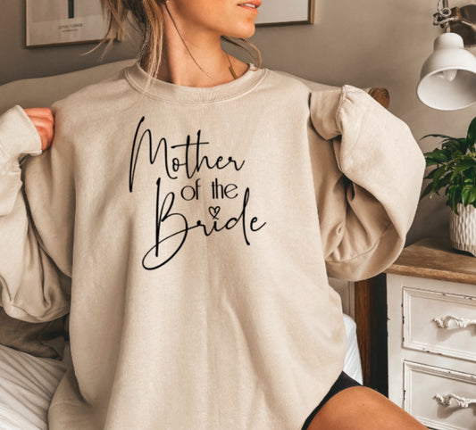 mother of the bride sweatshirt