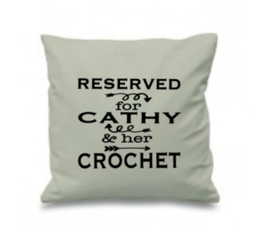 crochet cushion