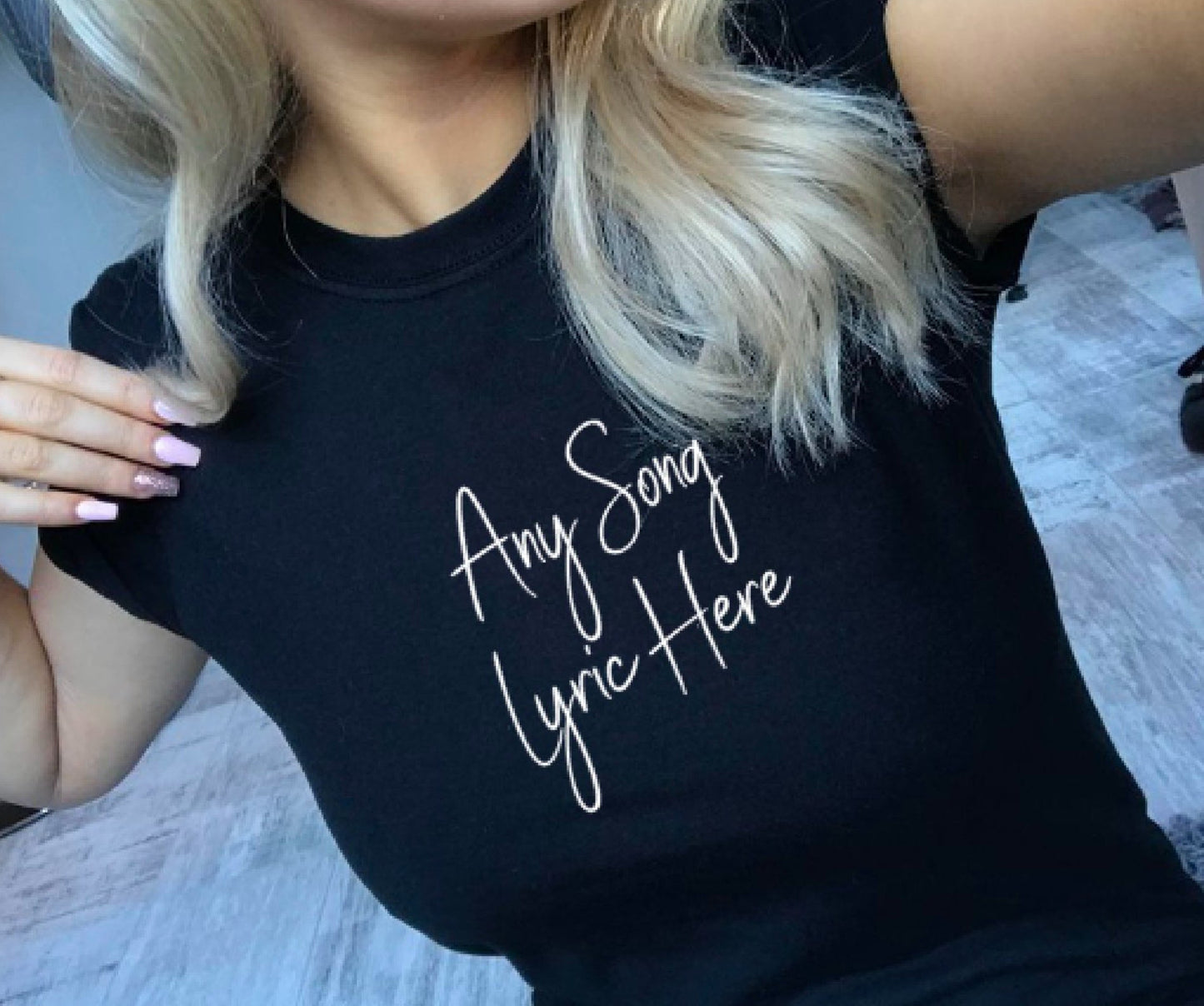 song lyric t-shirt