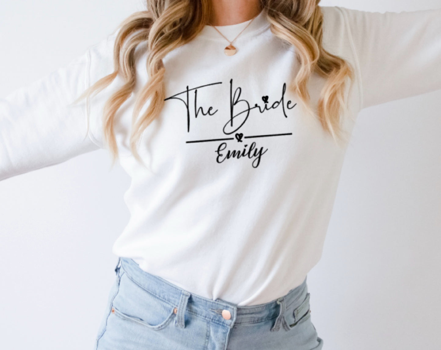 Personalised The Bride Sweatshirt