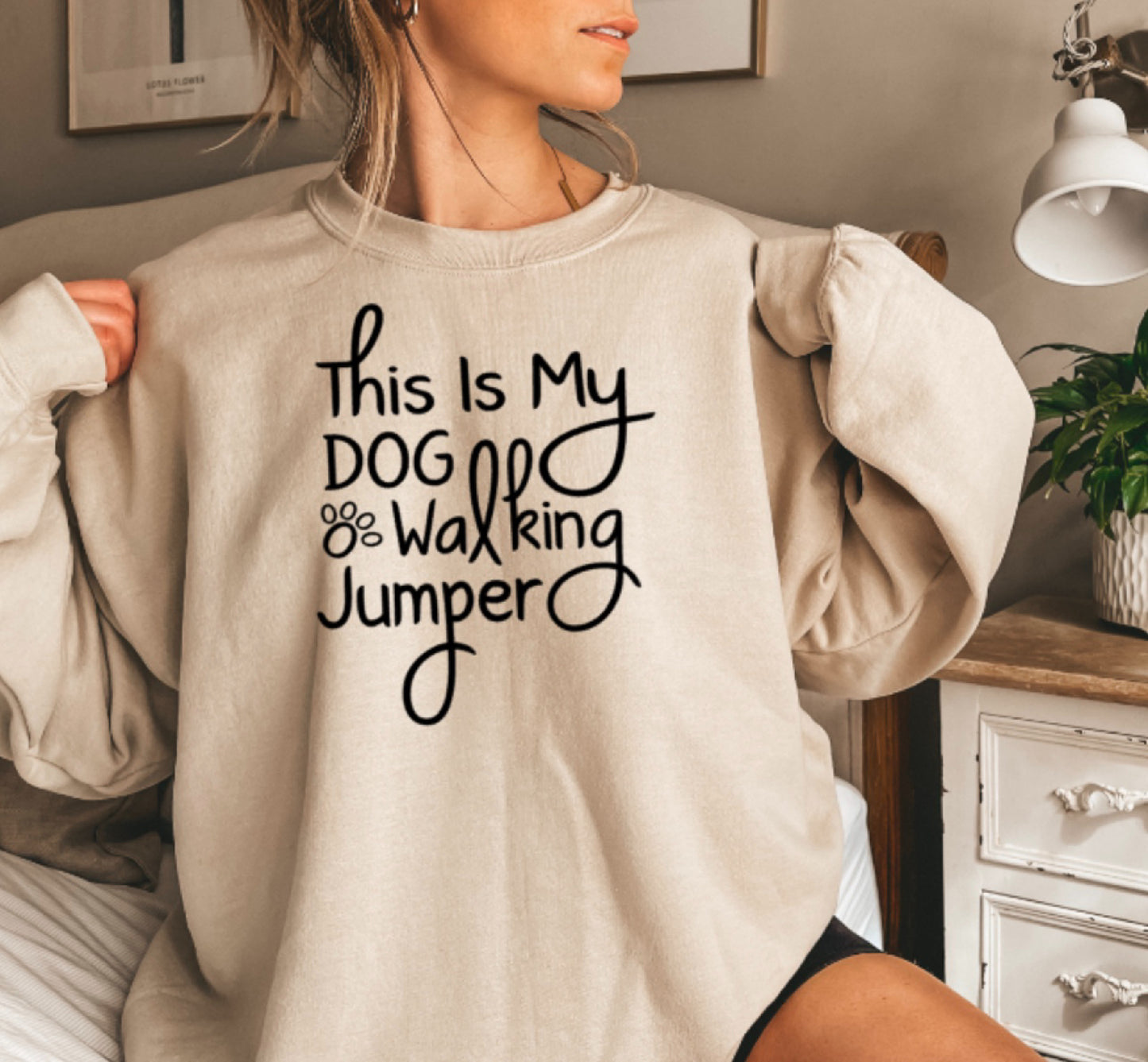 This Is My Dog Walking Sweatshirt